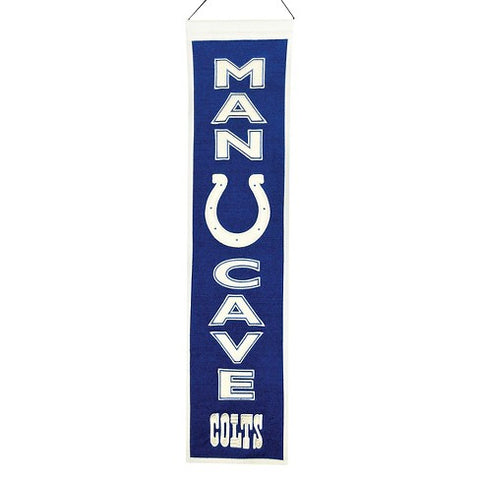 Winning Streak Man Cave Banner Indianapolis Colts