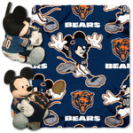Northwest Mickey Mouse Blanket Combo Chicago Bears