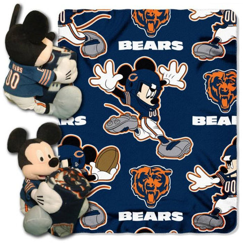 Northwest Mickey Mouse Blanket Combo Chicago Bears