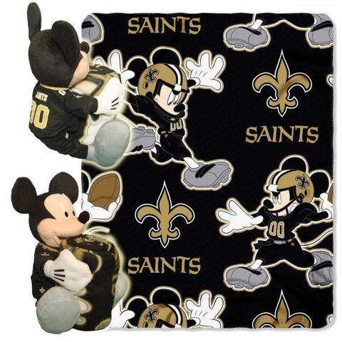 Northwest Mickey Mouse Blanket Combo New Orleans Saints