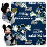 Northwest Mickey Mouse Blanket Combo Seattle Seahawks