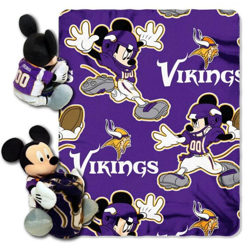 Northwest Mickey Mouse Blanket Combo Minnesota Vikings