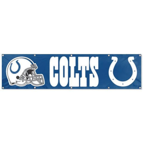 Party Animal 2x8 Nylon Banner Indianapolis Colts
