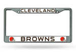 Rico Chrome License Plate Frame Cleveland Browns