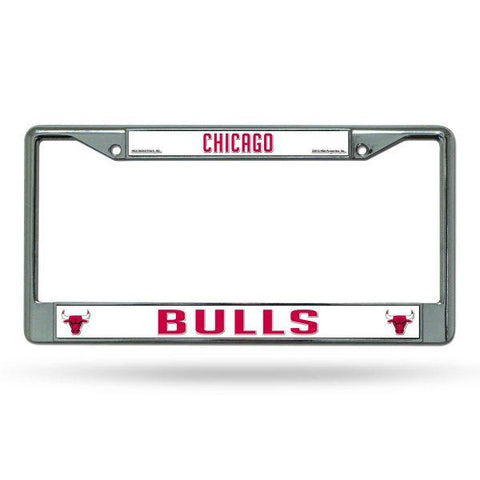 Rico Chrome License Plate Frame Chicago Bulls