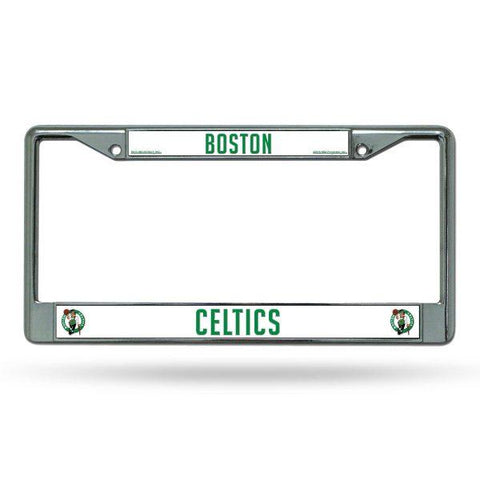 Rico Chrome License Plate Frame Boston Celtics