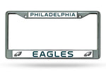 Rico Chrome License Plate Frame Philadelphia Eagles