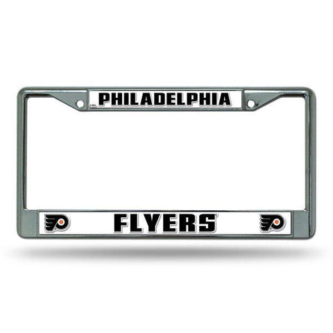 Rico Chrome License Plate Frame Philadelphia Flyers