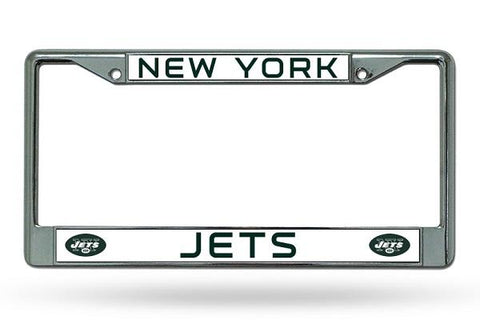 Rico Chrome License Plate Frame New York Jets