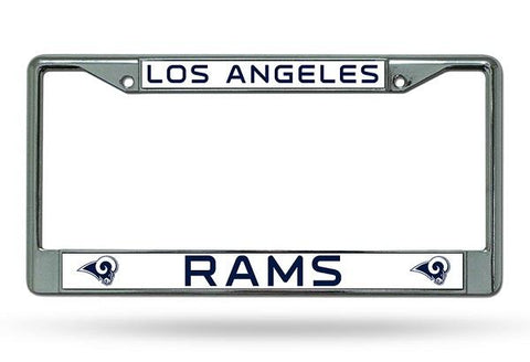 Rico Chrome License Plate Frame Las Angeles Rams