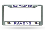Rico Chrome License Plate Frame Baltimore Ravens