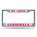 Rico Chrome License Plate Frame St. Louis Cardinals