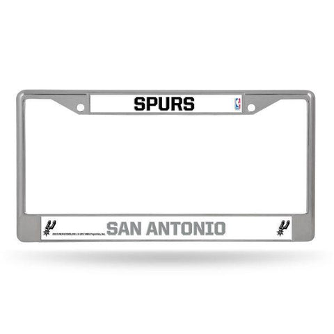 Rico Chrome License Plate Frame San Antonio Spurs