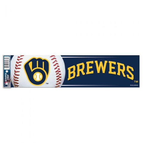 Wincraft Bumper Sticker Milwaukee Brewers