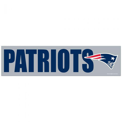 Wincraft Bumper Sticker New England Patriots
