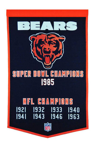 Winning Streak Dynasty Banner Chicago Bears