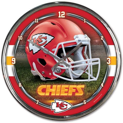 Wincraft Chrome Clock Kansas City Chiefs