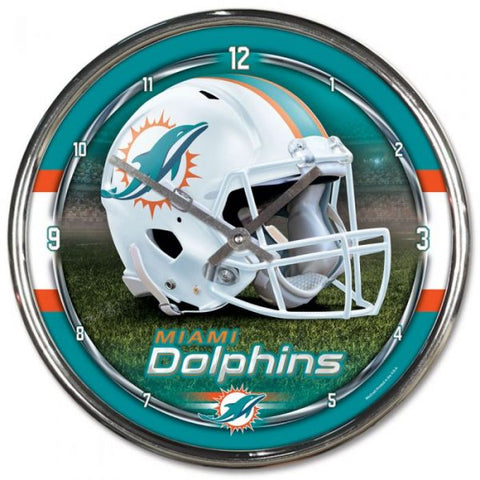 Wincraft Chrome Clock Miami Dolphins
