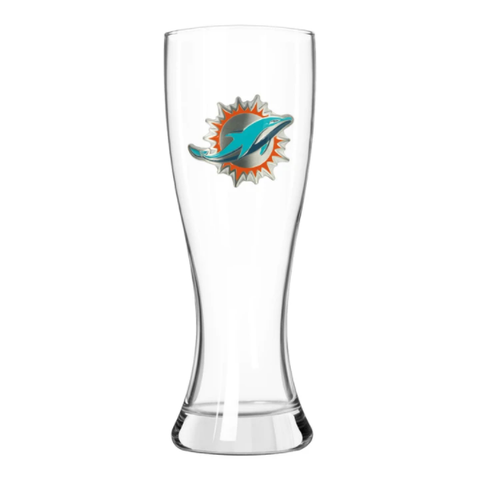 Great American Pilsner Glass Miami Dolphins