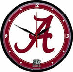 Wincraft Round Clock Alabama Crimson Tide