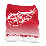 Logo Brands 50x60 Raschel Throw Blanket - Detroit Red Wings