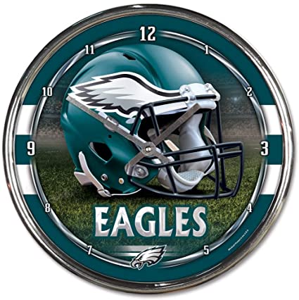 Wincraft Chrome Clock Philadelphia Eagles