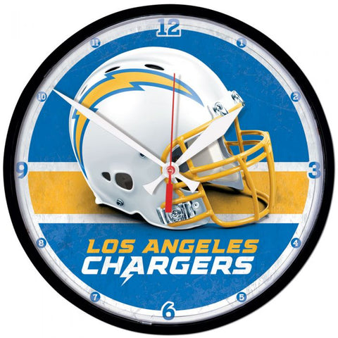 Wincraft Round Clock Los Angeles Chargers