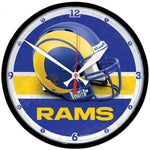 Wincraft Round Clock Los Angeles Rams