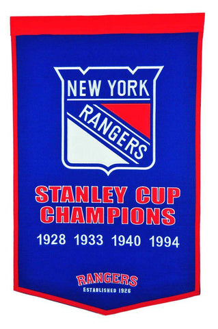 Winning Streak Dynasty Banner New York Rangers